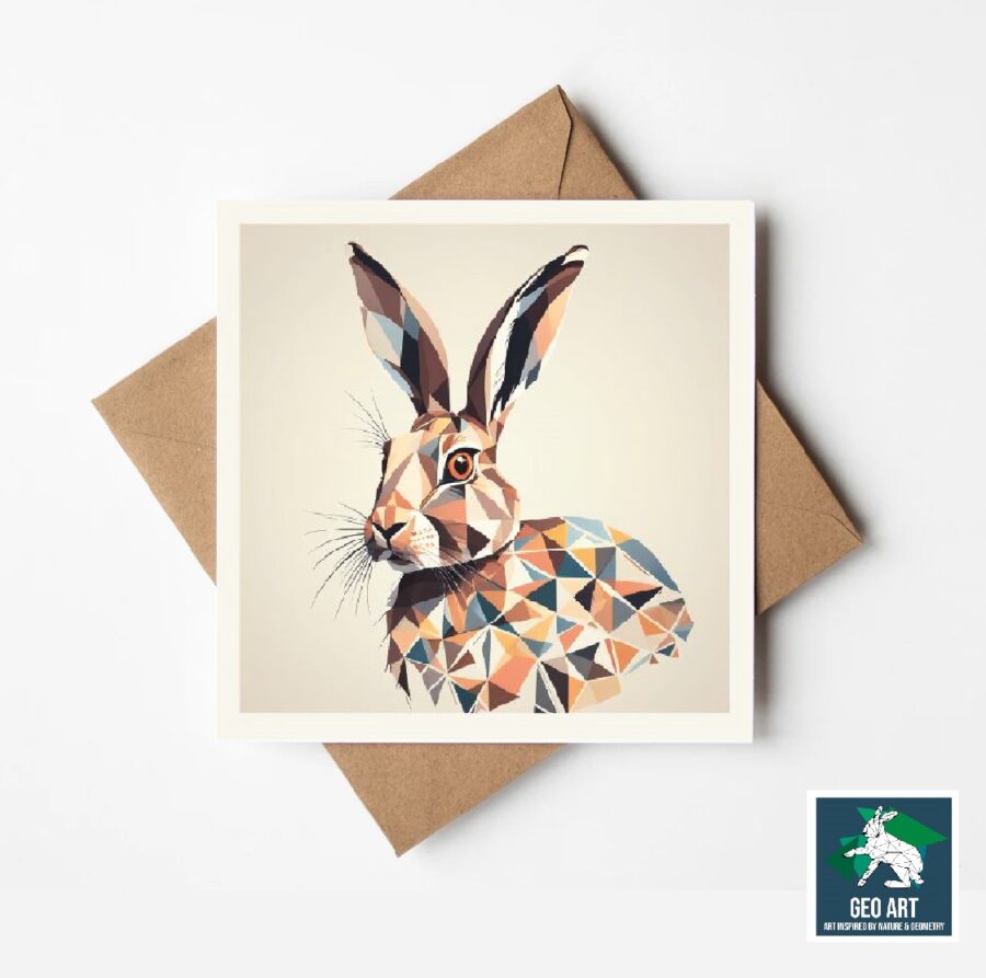 Hare Card with Envelope