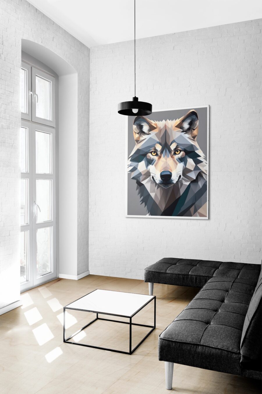 Wolf Poster on Wall