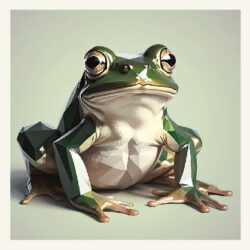 Common Frog Greeting Card
