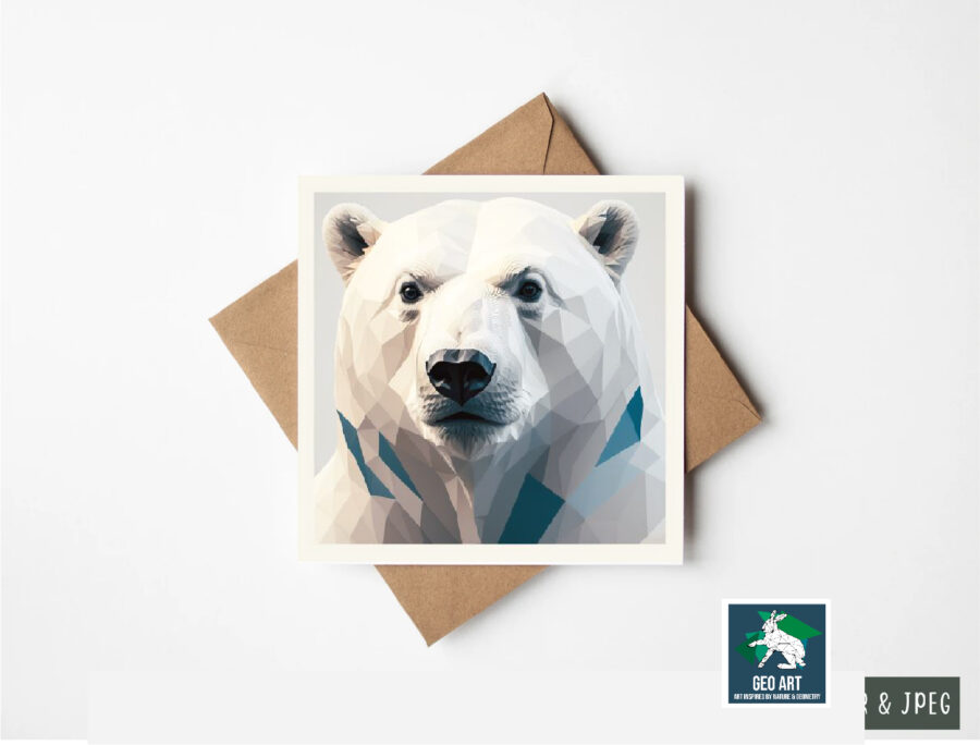 Polar Bear Card with Envelope